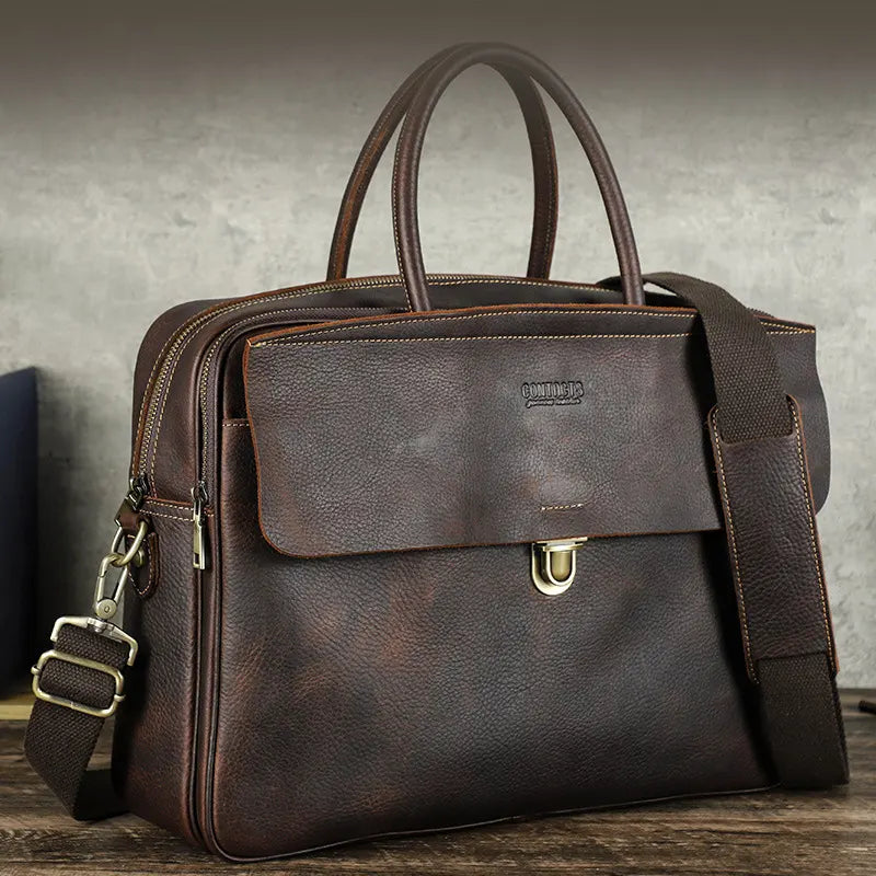 businesstasche herren leder