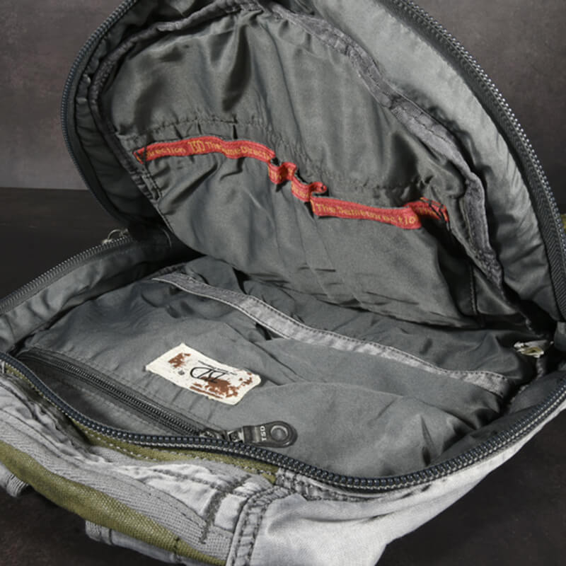 Vintage Canvas Rucksack Herren Schulrucksack Oberstufe groß für Uni Freizeit und Reise