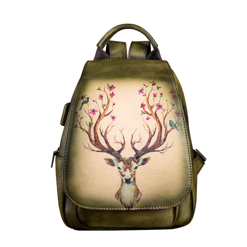 rucksack damen grün