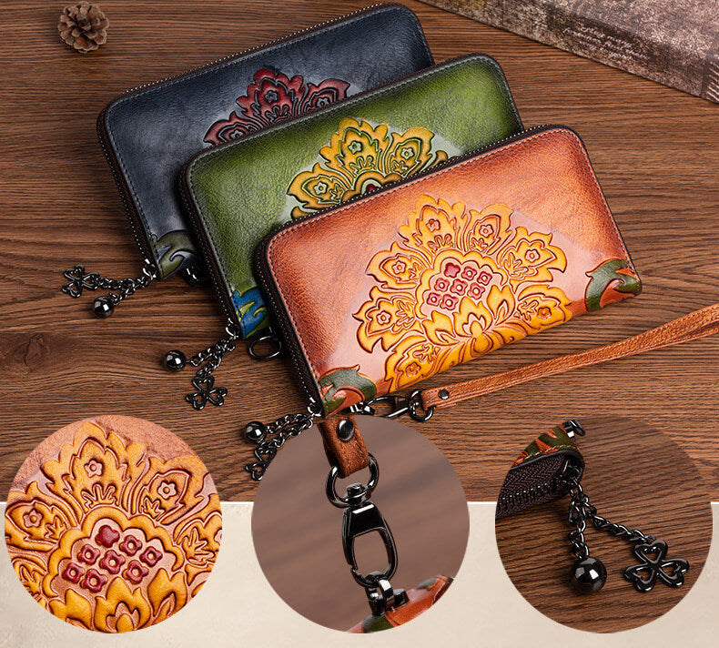 damen portemonnaie leder