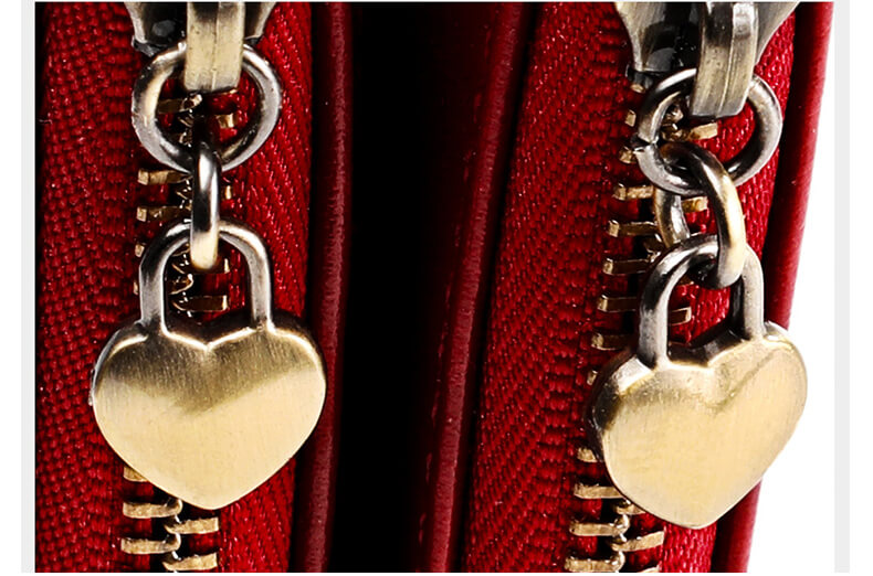 Vintage Geldbörse Damen Leder lang Portemonnaie RFID Schutz