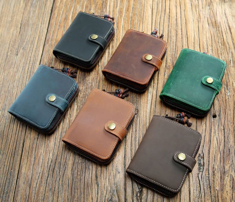 portemonnaie herren leder mit münzfach