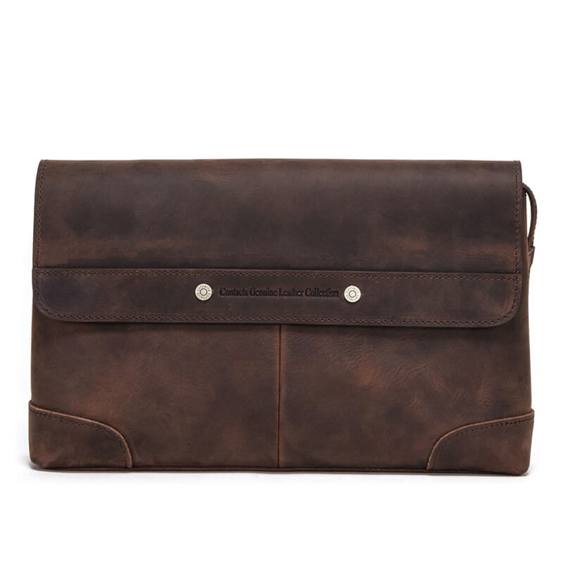 herren clutch leder