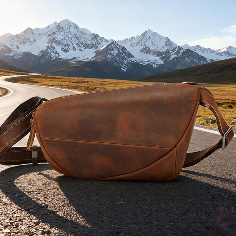 brusttasche herren echt leder