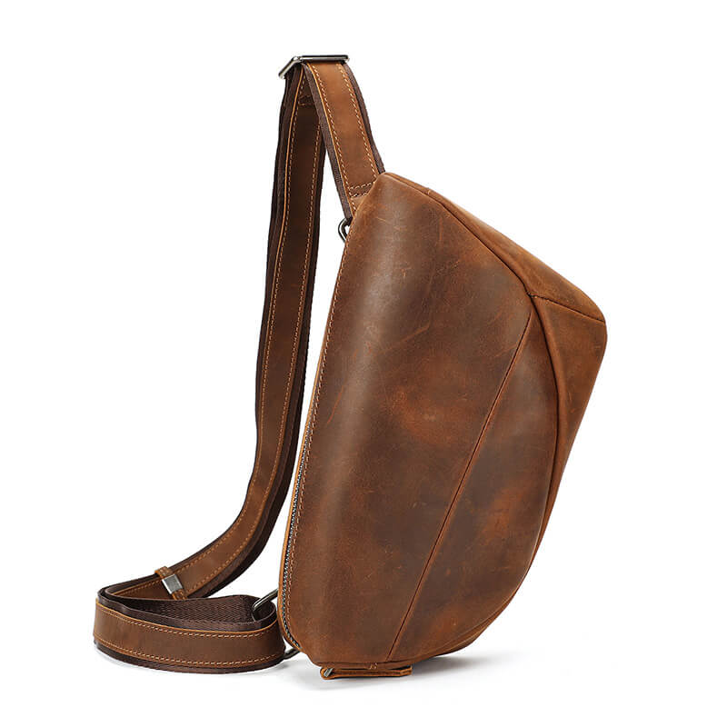 brusttasche herren leder