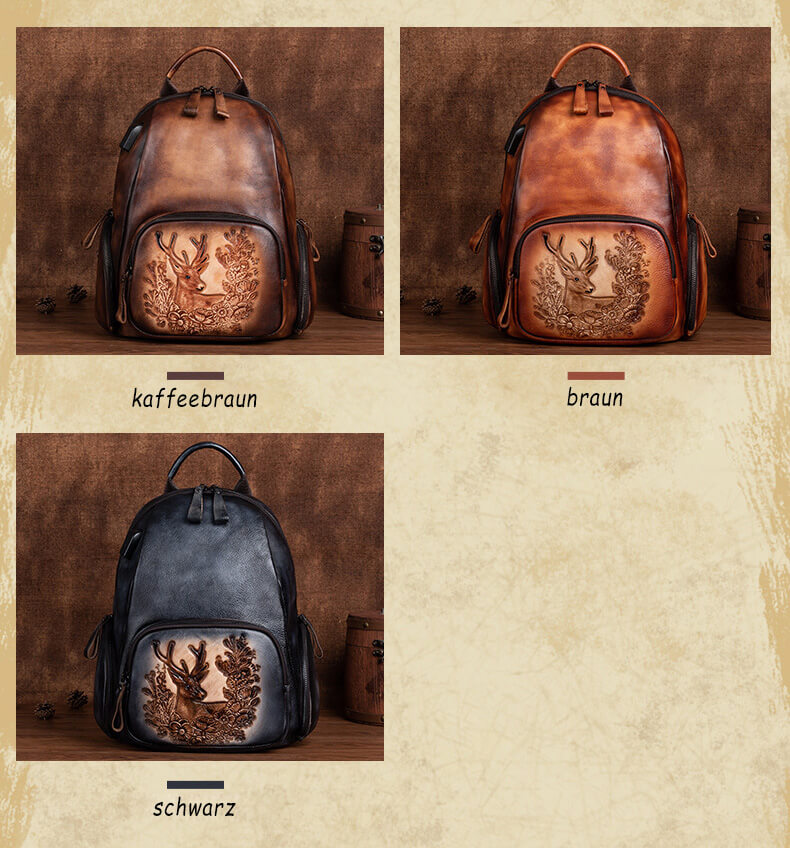 lederrucksack damen