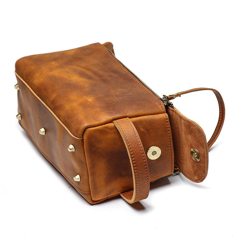 reise kulturtasche herren leder