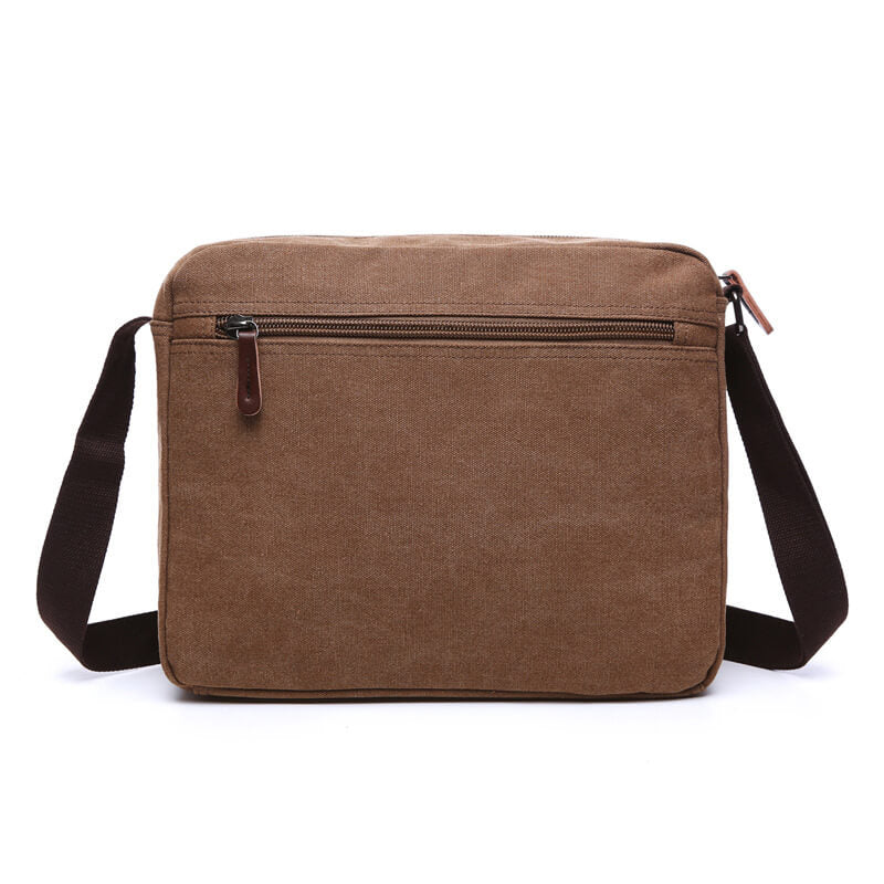 Vintage Umhängetasche aus Canvas Herren für Alltag und Business