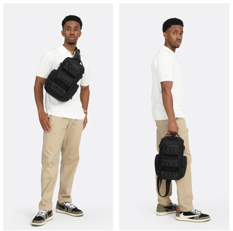 brusttasche männer schwarz