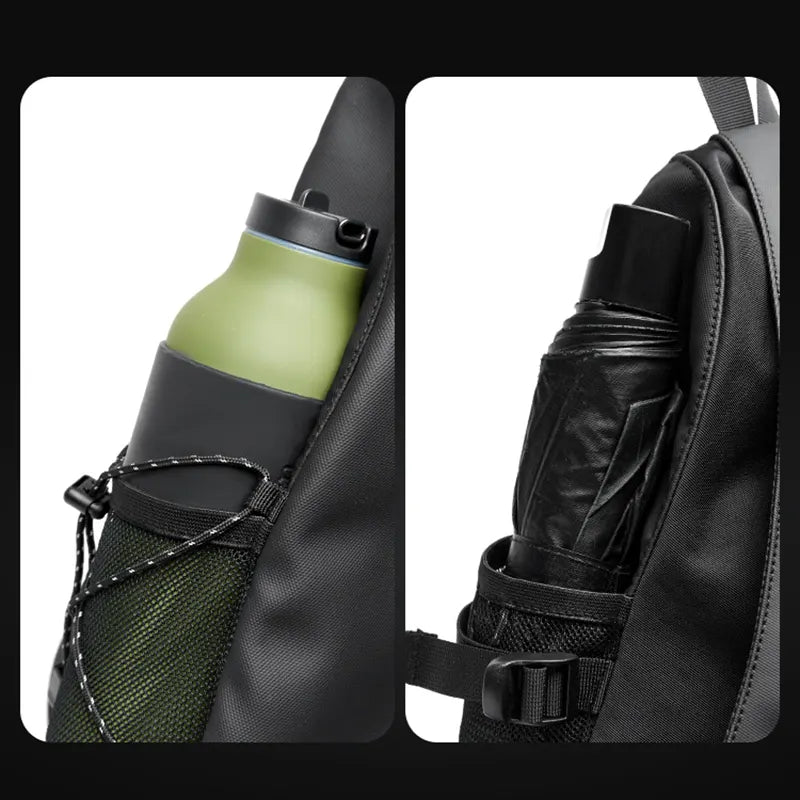 wasserdicht Herren Messenger Bag Oxford Umhängetasche Rucksack mit 1 Gurt