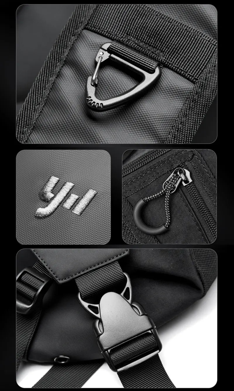 wasserdicht Herren Messenger Bag Oxford Umhängetasche Rucksack mit 1 Gurt