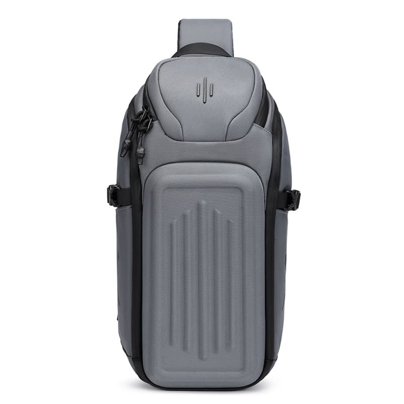 brusttasche grau
