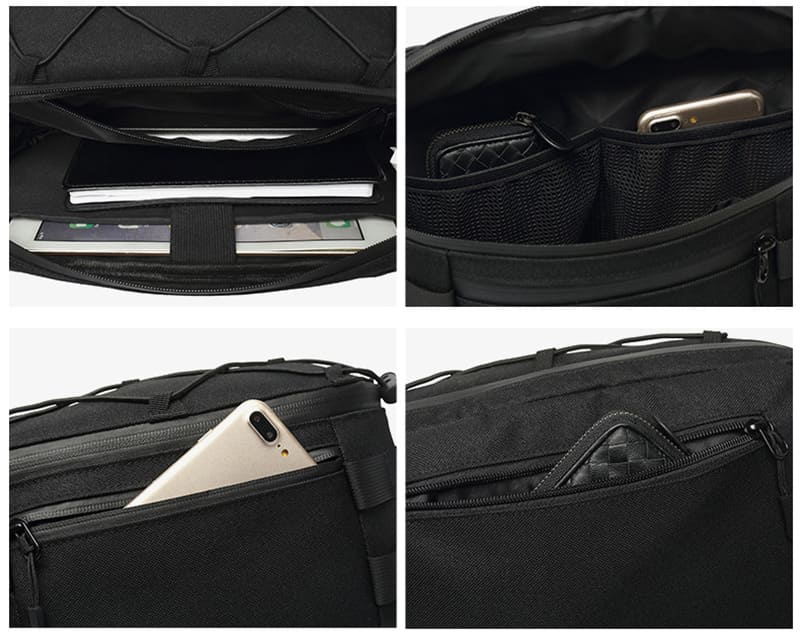 wasserdichte Hüfttasche Oxford Herren Brusttasche outdoor mit vielen Fächern