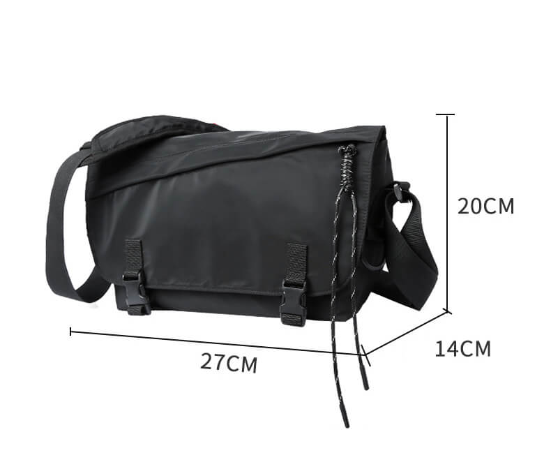 wasserdichte Umhängetasche Herren Oxford Kuriertasche für Reisen Outdoor Messenger Bag