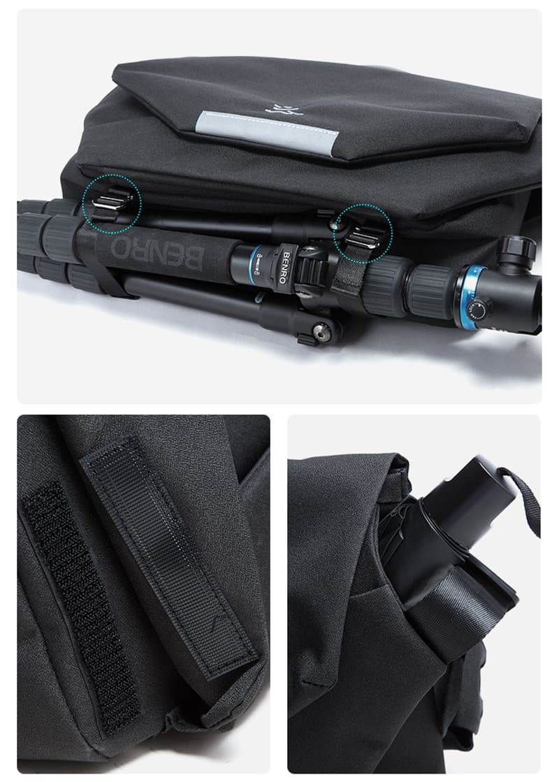 wasserdichte Umhängetasche Herren aus Oxford mit Laptopfach Messenger Bag Laptop