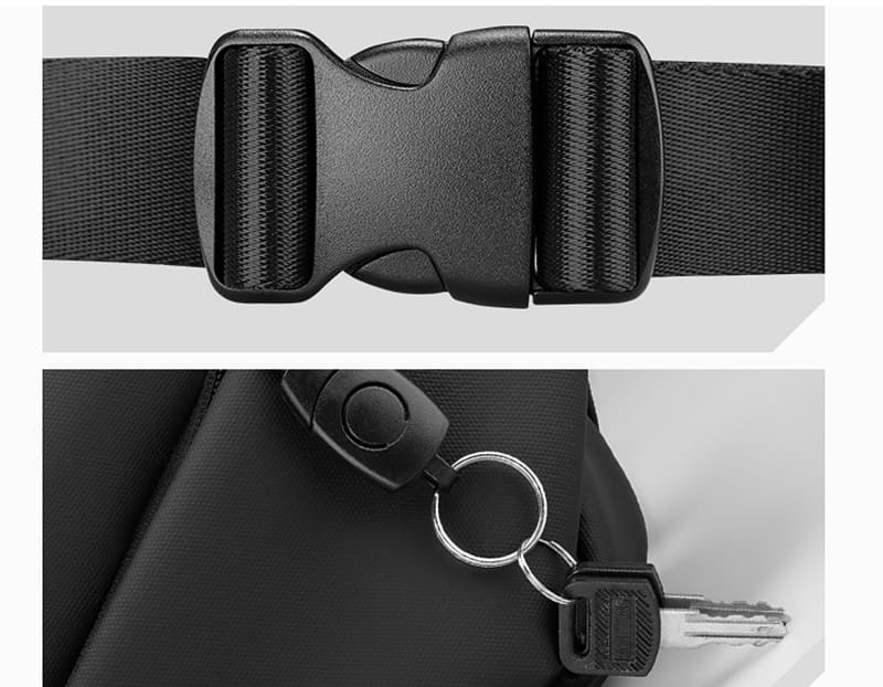 wasserdichte Umhängetasche Herren klein aus Oxford Alltag Freizeit Herrentasche wasserfest
