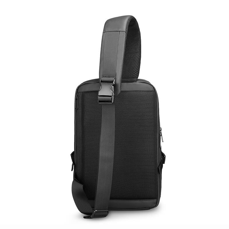 wasserdichte Brusttasche Herren Rucksack 1 Gurt Schultertasche Oxford