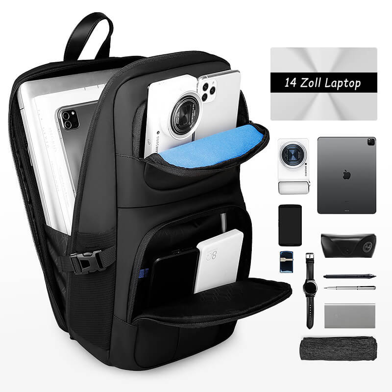 wasserdichte Brusttasche Herren Rucksack 1 Gurt Schultertasche Oxford
