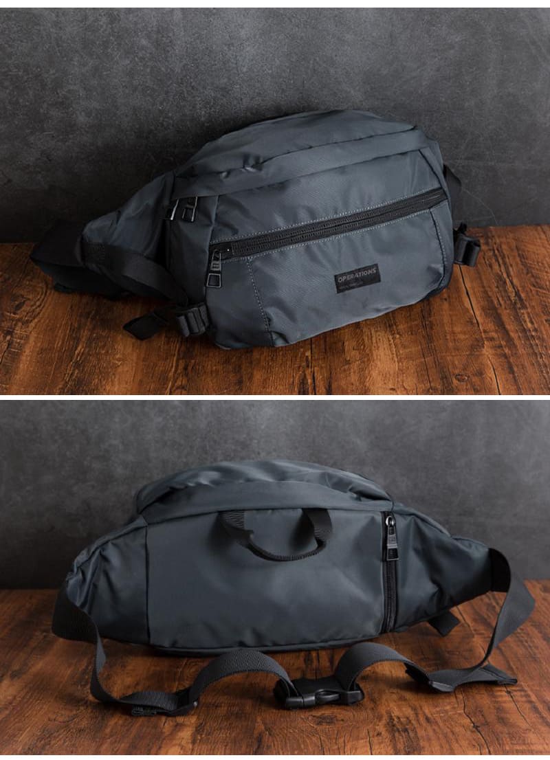 wasserdichte Brusttasche Rücken tragen Herren Umhängetasche aus Oxford Outdoor