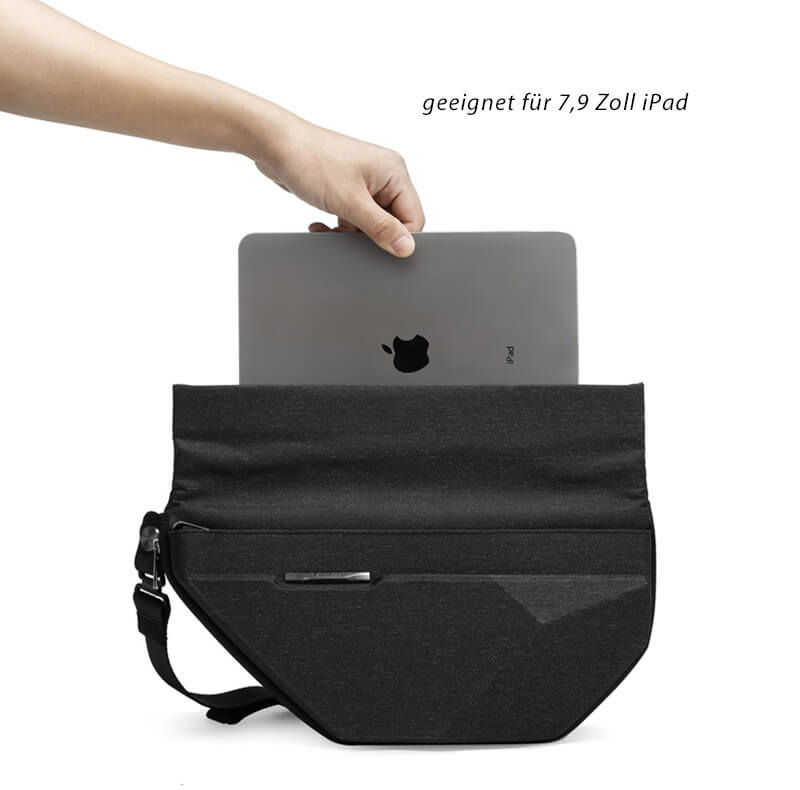 wasserdichte Hartschalen Brusttasche Herren Oxford Cross Body Tasche