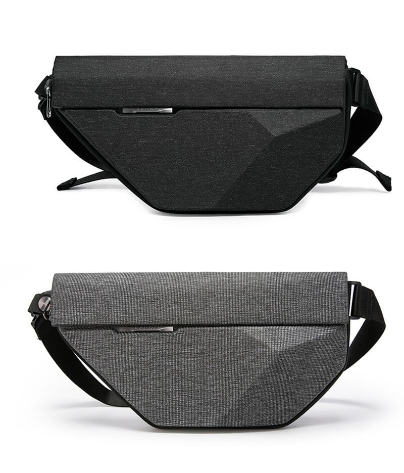 wasserdichte Hartschalen Brusttasche Herren Oxford Cross Body Tasche