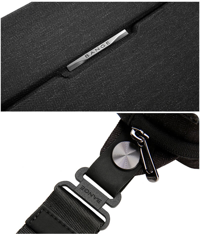 wasserdichte Hartschalen Brusttasche Herren Oxford Cross Body Tasche