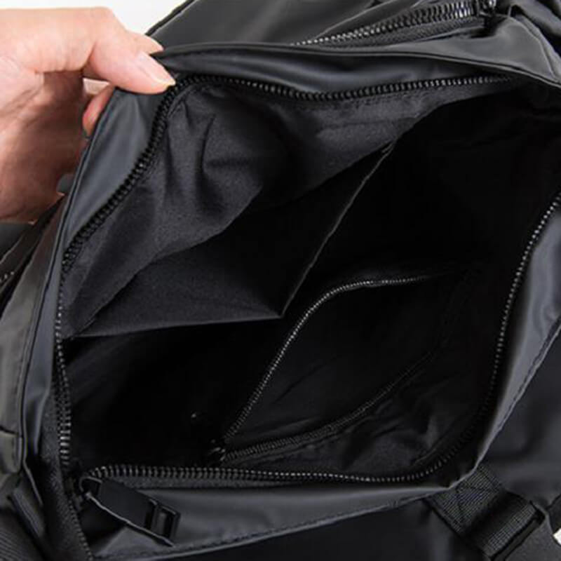 wasserdichte Umhängetasche Herren Oxford Outdoor schwarz