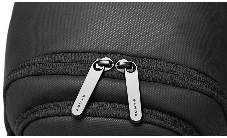 wasserdichter Brustbeutel Herren aus Oxford Brusttasche Rucksack mit 1 Gurt