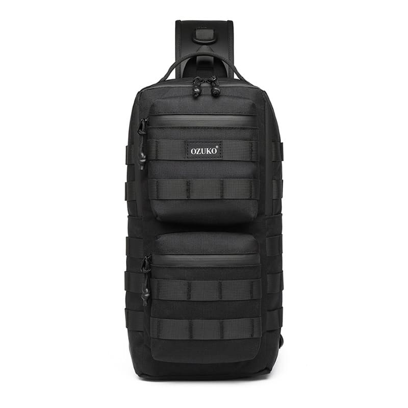 wasserdichter Herren Rucksack mit einem Gurt aus Oxford für Outdoor Brustbeutel