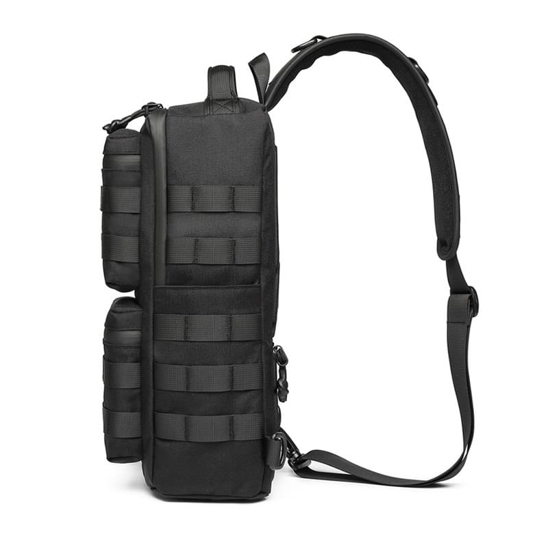 wasserdichter Herren Rucksack mit einem Gurt aus Oxford für Outdoor Brustbeutel