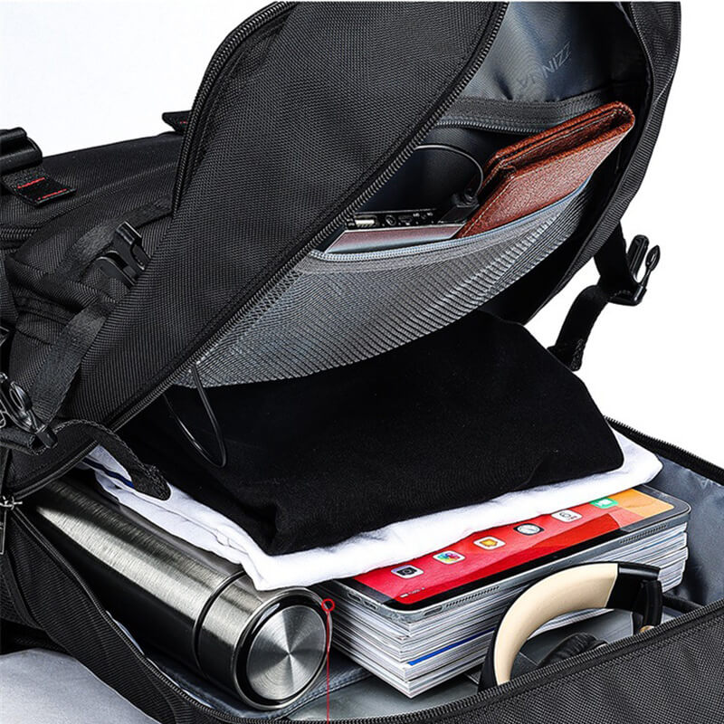 wasserdichter großer Rucksack Herren für Reisen und Bergsteigen mit Schuhfach und Laptopfach