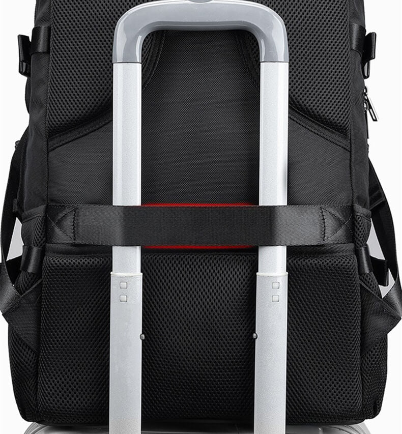 wasserdichter großer Rucksack Herren für Reisen und Bergsteigen mit Schuhfach und Laptopfach