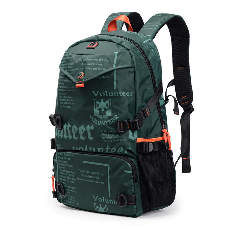 wasserdichter Herren Rucksack Oxford mit Hüftgurt für Reisen Outdoor
