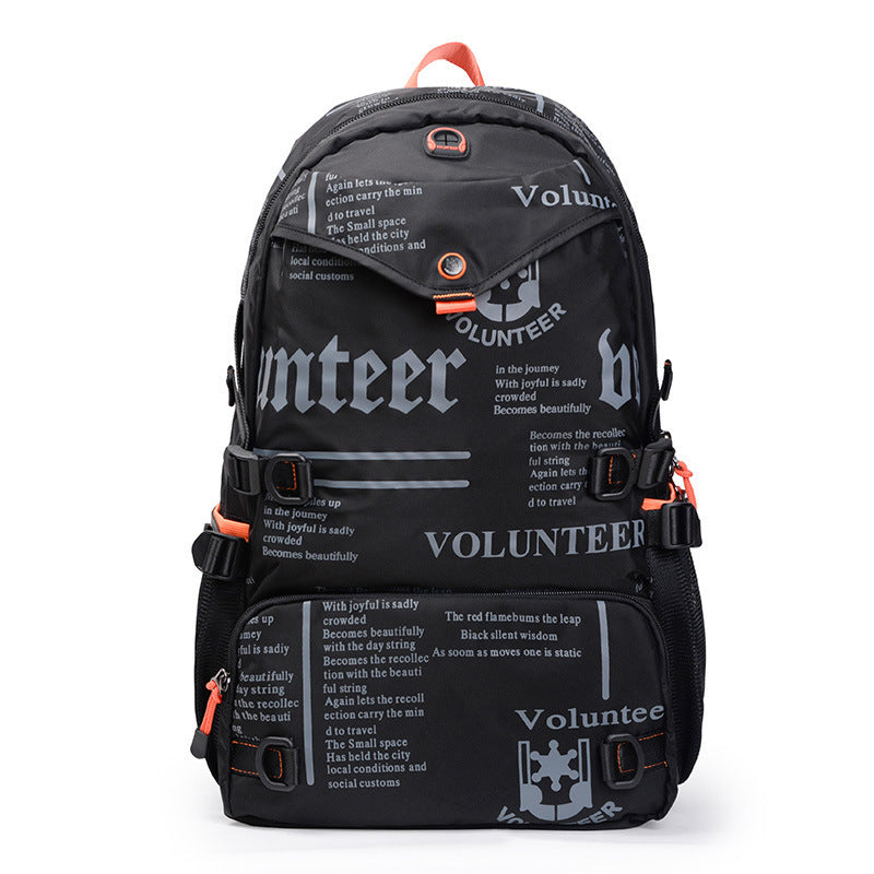 wasserdichter Herren Rucksack Oxford mit Hüftgurt für Reisen Outdoor