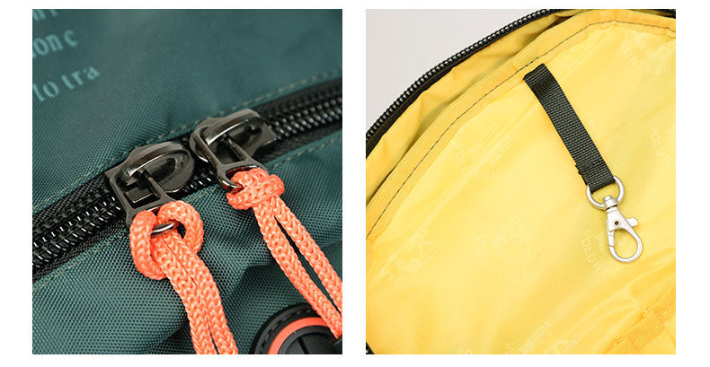 wasserdichter Herren Rucksack Oxford mit Hüftgurt für Reisen Outdoor