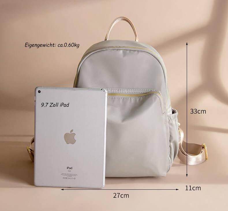 wasserdichter Rucksack Damen Oxford Damenrucksack für Alltag